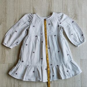 White and Purple Kids Dress